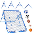 Winthai Dual-Mode Soccer Goal Net & Soccer Rebounder Net,Premium Durability for Intense Shooting Training,Quick-Switch Angle Soccer Training for Control,Passing Practice,Soccer Gifts for Kids Teen Adult 5X4FT