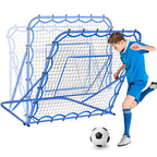 Winthai Soccer Rebounder Net, Quick-Switch Angle Soccer Training for Control, Passing Practice, Easy Setup Rebounder Gifts & Equipment for Kids,Teens & Adults 3.7x3.7FT