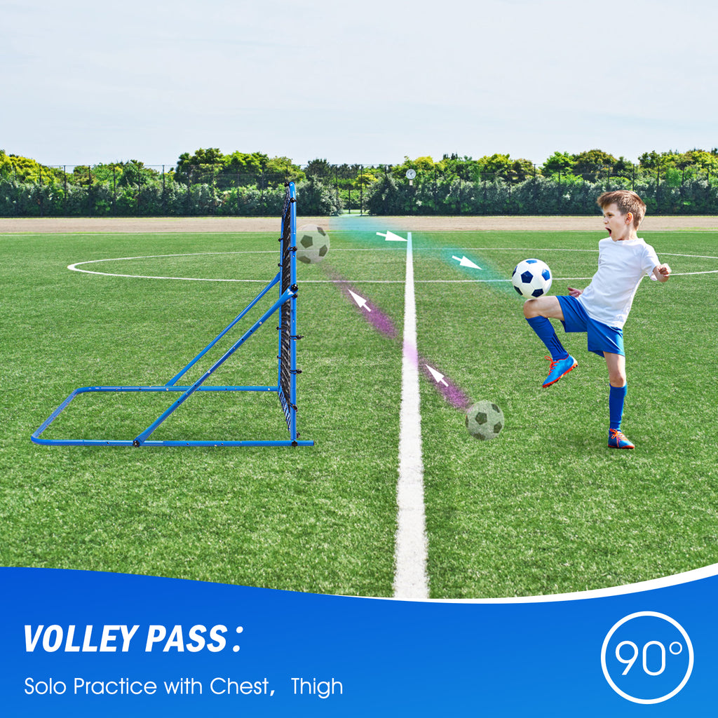 Winthai Soccer Rebounder Net, Quick-Switch Angle Soccer Training for Control, Passing Practice, Easy Setup Rebounder Gifts & Equipment for Kids,Teens & Adults 5.9X3.7FT