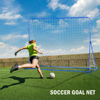 Winthai Dual-Mode Soccer Goal Net & Soccer Rebounder Net,Premium Durability for Intense Shooting Training,Quick-Switch Angle Soccer Training for Control,Passing Practice,Soccer Gifts for Kids Teen Adult 8X6FT