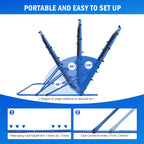 Winthai Three Mode Soccer Goal & Rebounder Net & Target Net,Four Targets for Precise Training,Tough-Built for Intense Shots,Quick-Switch Angle Soccer Training for Control/Passing Practice for Kids Teen 4X4FT