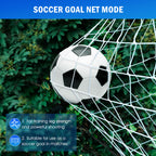 Winthai Three Mode Soccer Goal & Rebounder Net & Target Net,Four Targets for Precise Training,Tough-Built for Intense Shots,Quick-Switch Angle Soccer Training for Control/Passing Practice for Kids Teen 4X4FT