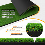 WICTTISPOSI Convertible 2-IN-1 Golf Hitting Mat & Golf Putting Mat, High-Elasticity Golf Practice Mats 150000+Swing for Driving Range Chipping Simulator, 1.22/1.02in Turf Mat Outdoor Indoor Use w/Tees (6ft x 4.8ft-30mm)