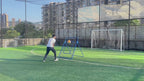 Winthai Volleyball Baseball Rebounder Net, Softball Rebounder Pitchback Net Quick Adjustments, Quick Adjustments Lacrosse Bounce Back Practice Equipment, Ideal for Outdoor Indoor and Backyard Training 5X4FT