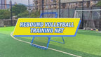 Winthai Volleyball Baseball Rebounder Net, Softball Rebounder Pitchback Net Quick Adjustments, Quick Adjustments Lacrosse Bounce Back Practice Equipment, Ideal for Outdoor Indoor and Backyard Training 6X4FT